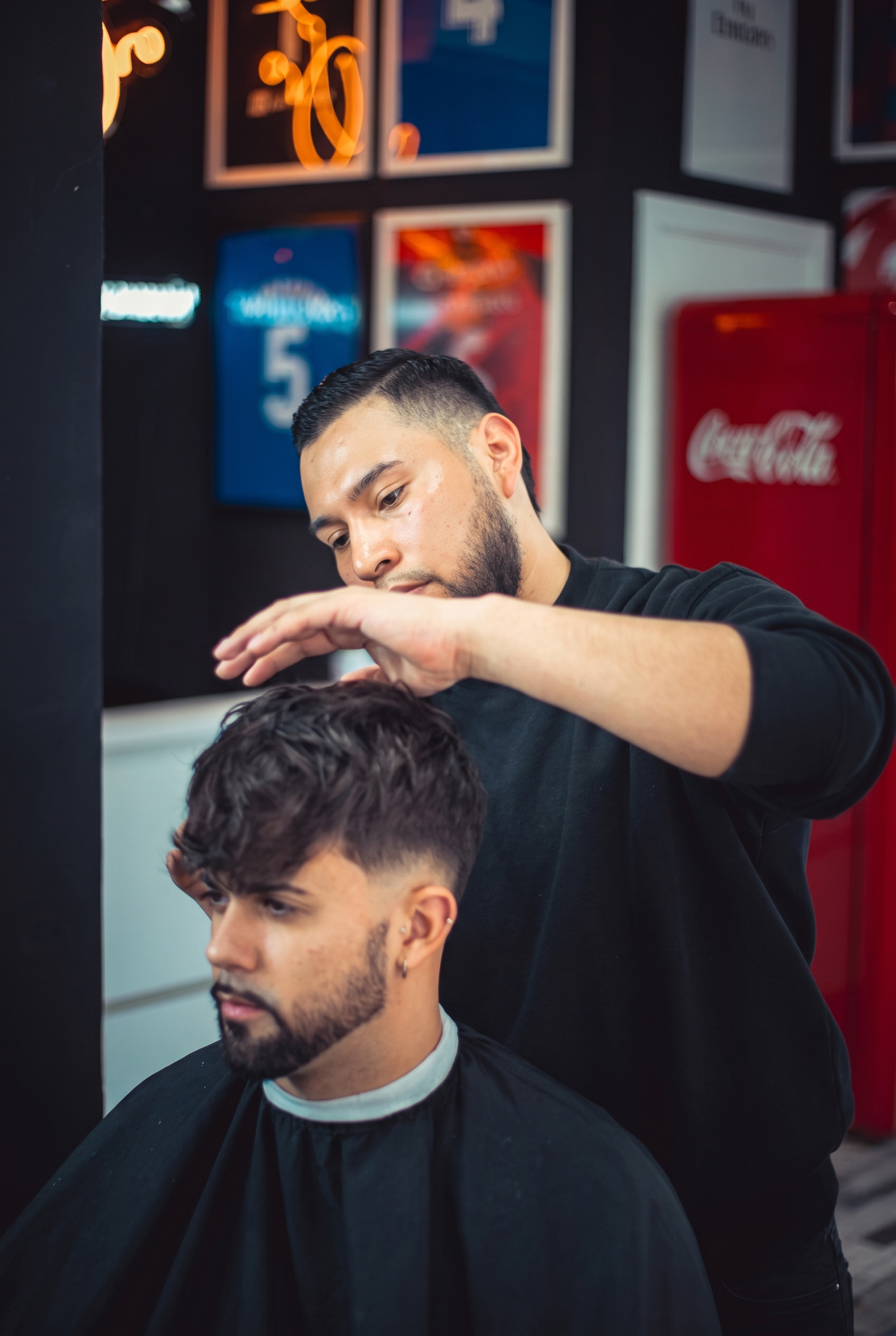 Corte clásico tradicional a tijera